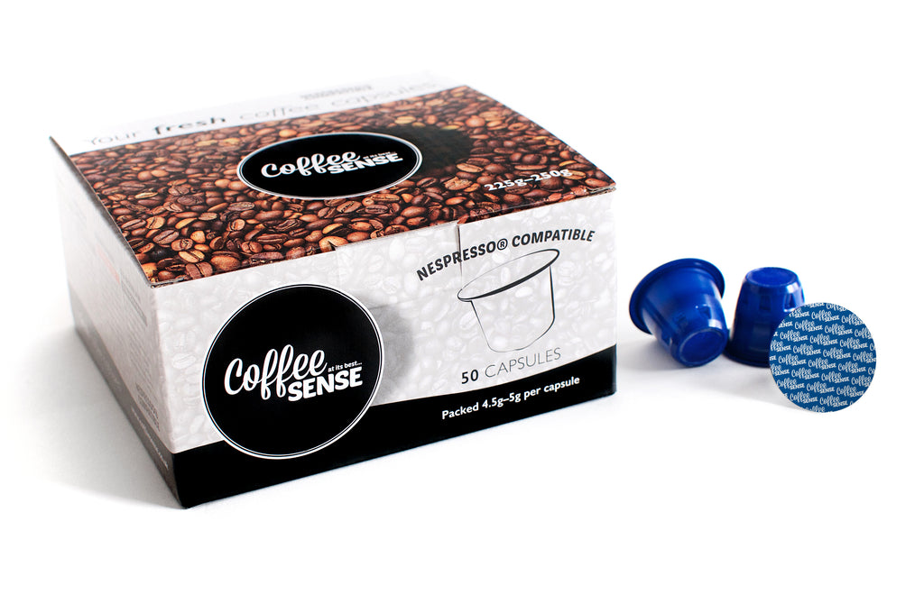 Nespresso Compatible Dark Italian Coffee Pods box of 50